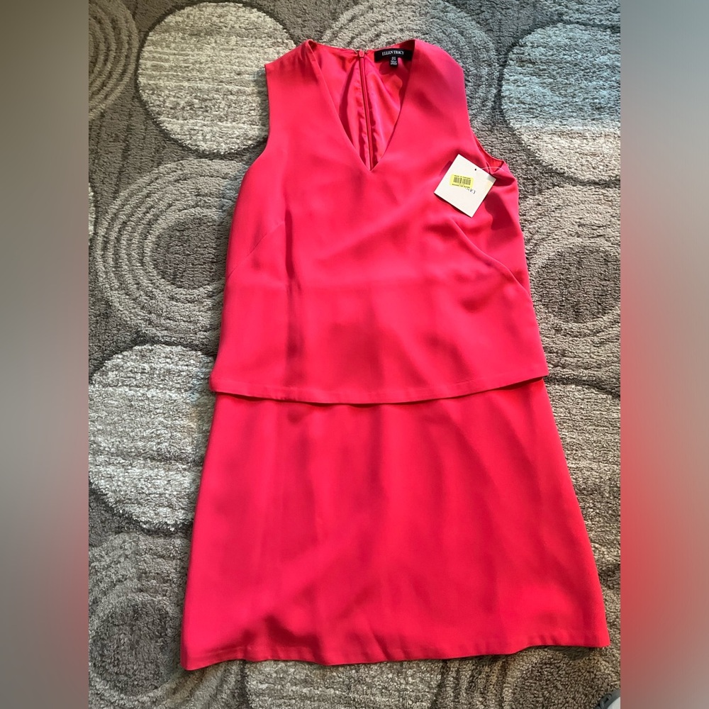 New Ellen Tracy women pink dress